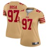Nick Bosa San Francisco 49ers Womens Team Inverted Legend Jersey - Gold Nfl - Robokeg