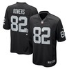 Nick Bowers Las Vegas Raiders Game Player Jersey - Black Nfl - Robokeg