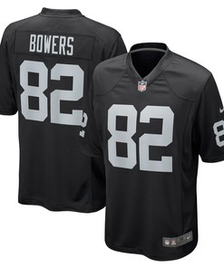 Nick Bowers Las Vegas Raiders Game Player Jersey - Black Nfl - Robokeg