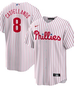 Nick Castellanos Philadelphia Phillies Replica Player Jersey - White Mlb - Robokeg