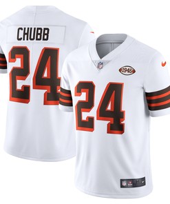 Nick Chubb Cleveland Browns 1946 Collection Alternate Vapor Limited Jersey - White Nfl - Robokeg