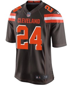 Nick Chubb Cleveland Browns 2018 Nfl Draft Pick Game Jersey - Brown - Robokeg