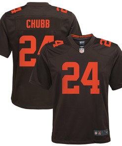 Nick Chubb Cleveland Browns Alternate Game Jersey Brown Nfl - Robokeg
