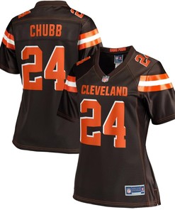 Nick Chubb Cleveland Browns Nfl Pro Line Womens Player Jersey - Brown - Robokeg