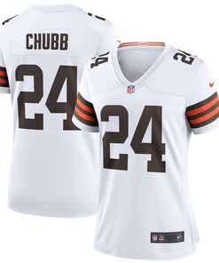 Nick Chubb Cleveland Browns Womens Game Jersey White Nfl - Robokeg