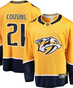 Nick Cousins Nashville Predators Fanatics Branded Home Breakaway Jersey - Gold Nhl - Robokeg