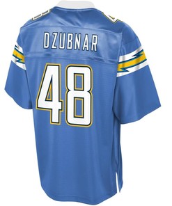 Nick Dzubnar Los Angeles Chargers Nfl Pro Line Alternate Player Jersey - Powder Blue - Robokeg