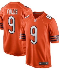 Nick Foles Chicago Bears Game Jersey - Orange Nfl - Robokeg