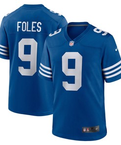 Nick Foles Indianapolis Colts Player Game Jersey Blue Nfl - Robokeg