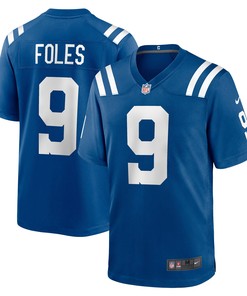 Nick Foles Indianapolis Colts Player Game Jersey Royal Nfl - Robokeg