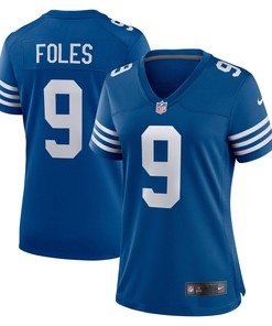 Nick Foles Indianapolis Colts Womens Player Game Jersey Blue Nfl - Robokeg