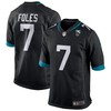 Nick Foles Jacksonville Jaguars Nike 25th Season Game Jersey - Black - Robokeg