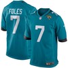 Nick Foles Jacksonville Jaguars Nike Game Jersey - Teal - Robokeg