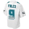 Nick Foles Philadelphia Eagles Nfl Pro Line By Fanatics Branded Fade Fashion Jersey - White - Robokeg