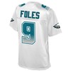 Nick Foles Philadelphia Eagles Nfl Pro Line By Fanatics Branded Womens Fade Fashion Jersey - White - Robokeg