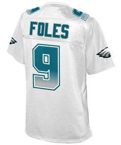 Nick Foles Philadelphia Eagles Nfl Pro Line By Fanatics Branded Womens Fade Fashion Jersey - White - Robokeg