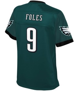 Nick Foles Philadelphia Eagles Nfl Pro Line Womens Team Color Player Jersey - Midnight Green - Robokeg