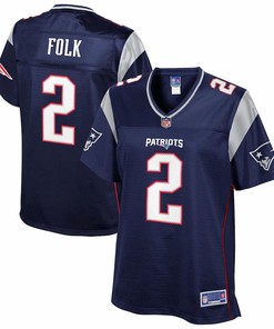 Nick Folk New England Patriots Nfl Pro Line Womens Player Jersey - Navy - Robokeg