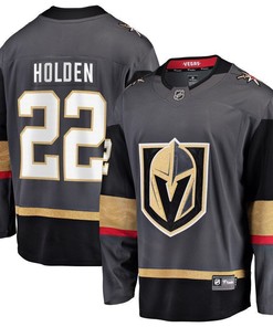 Nick Holden Vegas Golden Knights Home Breakaway Player Jersey - Black - Robokeg