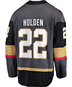 Nick Holden Vegas Golden Knights Home Breakaway Player Jersey - Black - Robokeg