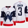 Nick Jensen 3 Washington Capitals 2023 Jersey Stadium White Primegreen - Robokeg