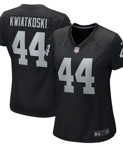 Nick Kwiatkoski Las Vegas Raiders Womens Game Jersey - Black Nfl - Robokeg