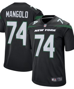 Nick Mangold New York Jets Retired Player Jersey Black Nfl - Robokeg