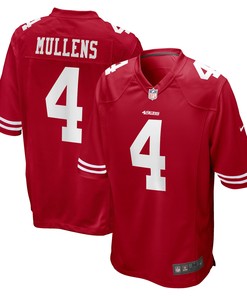 Nick Mullens San Francisco 49ers Game Player Jersey - Scarlet Nfl - Robokeg