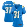 Nick Niemann Los Angeles Chargers Womens Game Player Jersey - Powder Blue Nfl - Robokeg