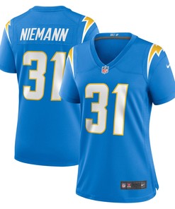 Nick Niemann Los Angeles Chargers Womens Game Player Jersey - Powder Blue Nfl - Robokeg