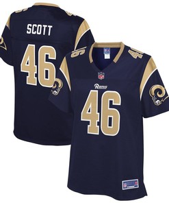 Nick Scott Los Angeles Rams Nfl Pro Line Womens Team Player Jersey - Navy - Robokeg