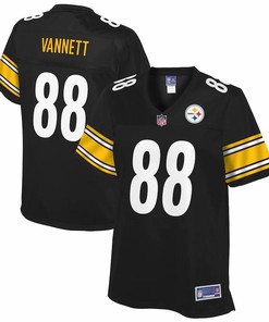 Nick Vannett Pittsburgh Steelers Nfl Pro Line Womens Team Player Jersey - Black - Robokeg