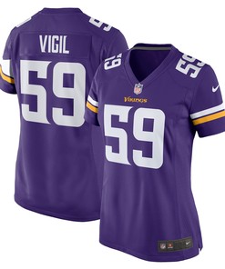 Nick Vigil Minnesota Vikings Womens Game Jersey - Purple Nfl - Robokeg