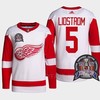 Nicklas Lidstrom 5 1997 Stanley Cup Detroit Red Wings Red Jersey 25th Anniversary - Robokeg