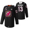 Nico Hischier 13 New Jersey Devils 2022 Hispanic Heritage Night Black Jersey Jersey - Robokeg