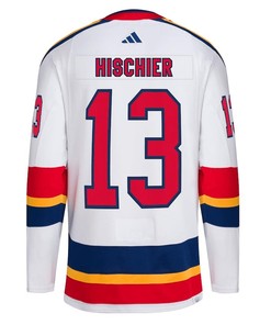 Nico Hischier 13 New Jersey Devils Reverse Retro 2.0 Jersey - White - Robokeg
