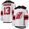 Nico Hischier New Jersey Devils Adidas Away Authentic Player Jersey - White Nhl - Robokeg