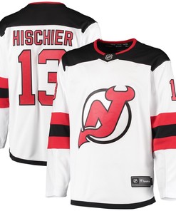 Nico Hischier New Jersey Devils Fanatics Branded 2018/19 Away Breakaway Player Jersey - White Nhl - Robokeg