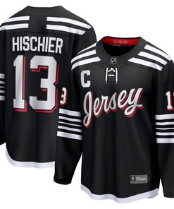 Nico Hischier New Jersey Devils Fanatics Branded Alternate Premier Breakaway Player Jersey - Black Nhl - Robokeg