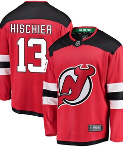 Nico Hischier New Jersey Devils Fanatics Branded Home Breakaway Player Jersey - Red Nhl - Robokeg