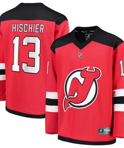 Nico Hischier New Jersey Devils Fanatics Branded Replica Player Jersey - Red Nhl - Robokeg