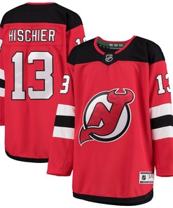 Nico Hischier New Jersey Devils Home Premier Jersey - Red Nhl - Robokeg