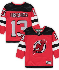 Nico Hischier New Jersey Devils Preschool Home Premier Player Jersey - Red Nhl - Robokeg