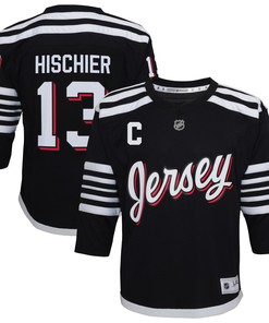 Nico Hischier New Jersey Devils Toddler 2021/22 Alternate Replica Player Jersey - Black Nhl - Robokeg