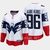 Nicolas Aube-Kubel 96 Washington Capitals 2023 Jersey Stadium White Primegreen - Robokeg