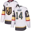Nicolas Hague 14 Vegas Golden Knights Stanley Cup 2023 Final Patch Away Breakaway Men Jersey - White - Robokeg