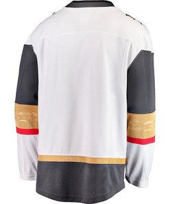 Nicolas Roy 10 Vegas Golden Knights 2023 Stanley Cup Champions Patch Breakaway Jersey - White - Robokeg