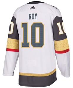 Nicolas Roy 10 Vegas Golden Knights Stanley Cup 2023 Final Patch Away Breakaway Men Jersey - White - Robokeg