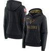 Nike Atlanta Falcons Womens Black 2020 Salute To Service Performance Pullover Hoodie - Robokeg