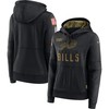 Nike Buffalo Bills Womens Black 2020 Salute To Service Performance Pullover Hoodie - Robokeg